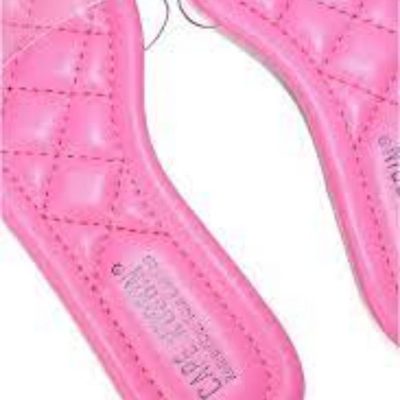 NWT CAPE ROBBIN KEKO SLIDE SANDALS PINK WITH CLEAR STRAP 5.5 & 6.5 - Picture 5 of 16